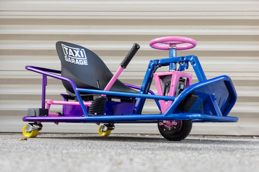 Stage 3 XL Blue to Purple Fade Taxi Garage Crazy Cart